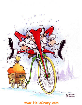 Santa's bike
